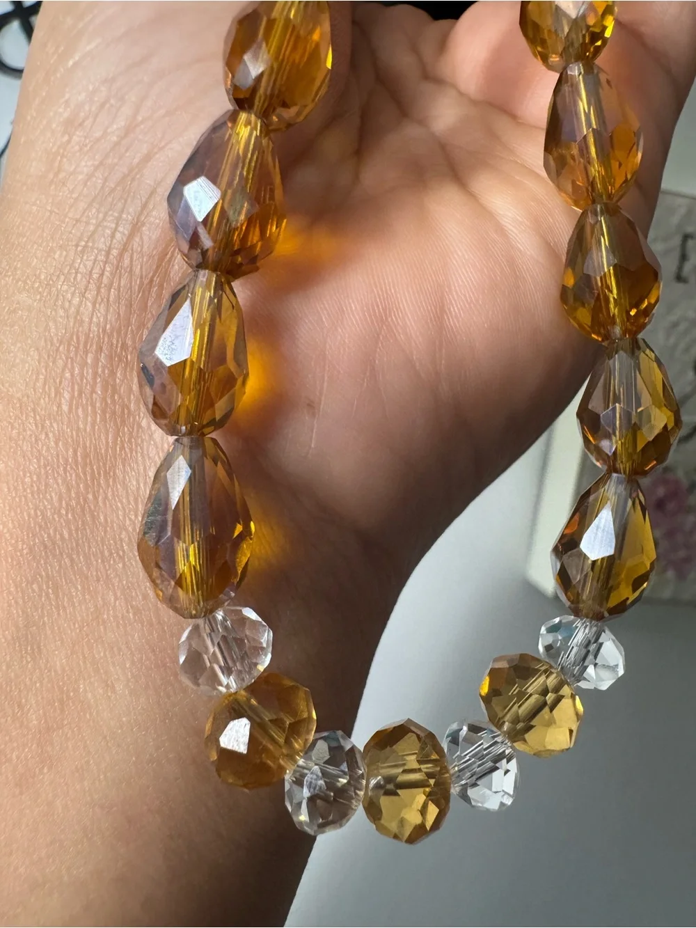 Handmade bling crystal